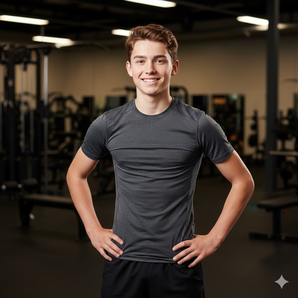 Athletic Teen — Gym and Fitness Portrait