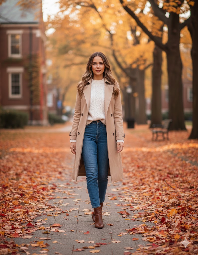 Autumn campus aesthetic