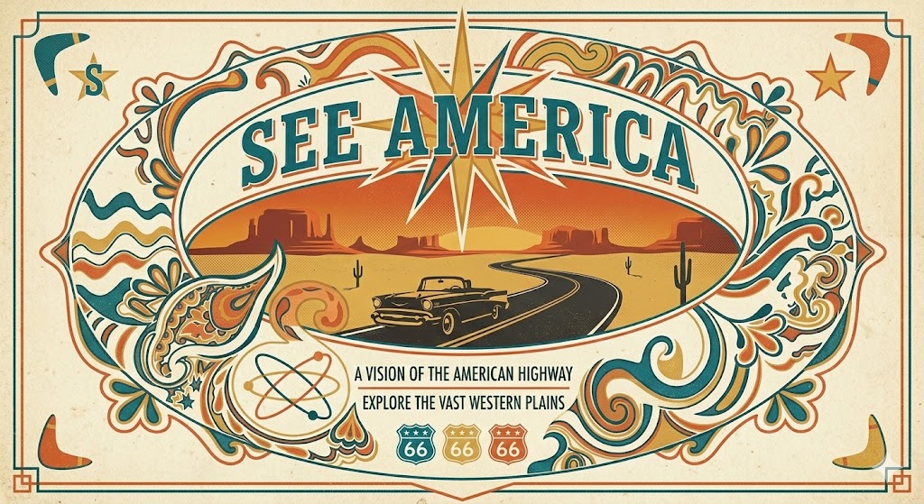 Vintage Americana Road Trip Prompt