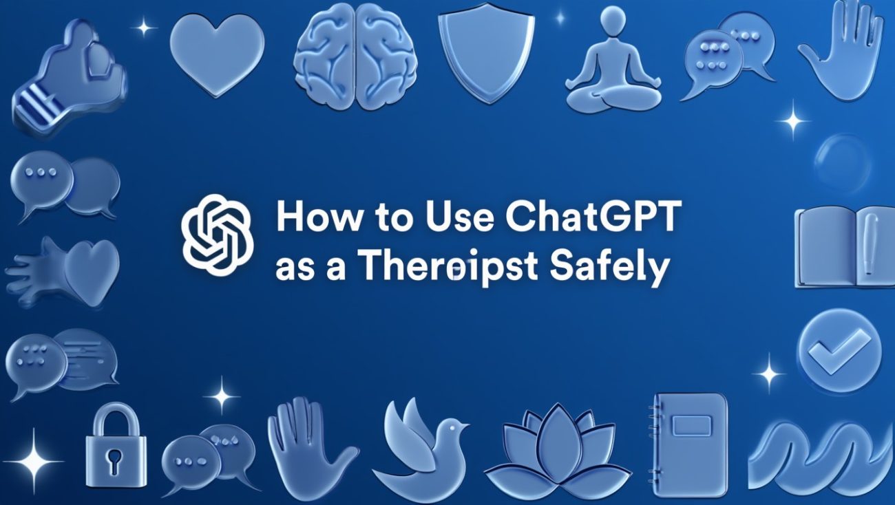 How to Use ChatGPT as a Therapist Safely Without Letting It Take Over Real Care