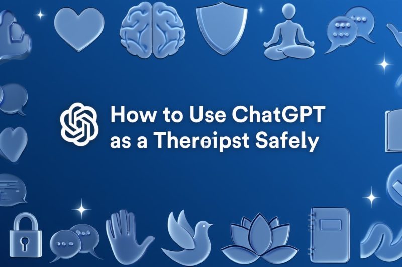 How to Use ChatGPT as a Therapist Safely Without Letting It Take Over Real Care