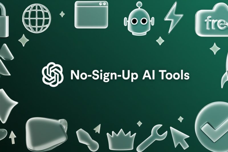 10 No-Sign-Up AI Tools Can You Use for Free (Tested and Reviewed)