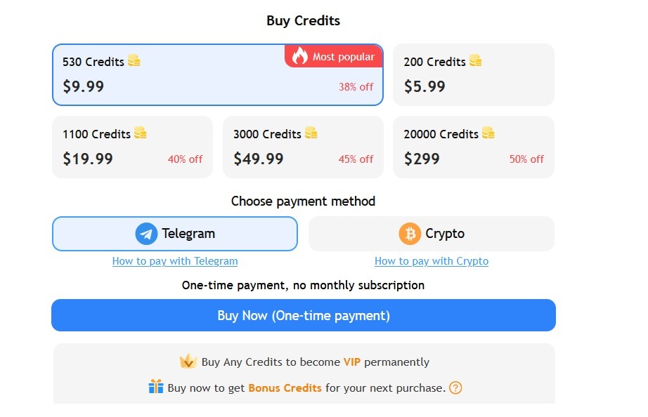 Remaker AI Pricing