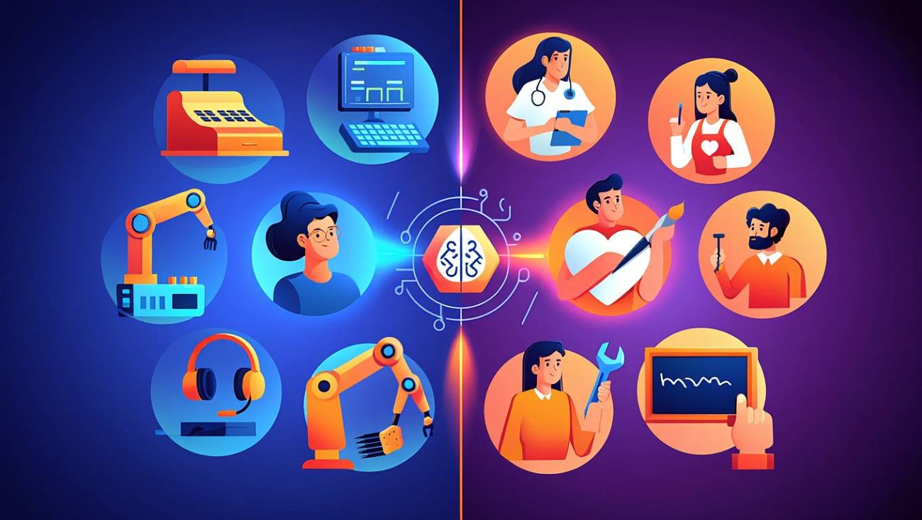 What Jobs Will AI Replace and Not Replace